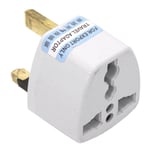 Motorcycle EU Plug to UK Socket Mains Adaptor (RSCTR025) FROM CMPO ** NEW **