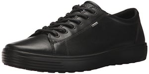 ECCO Men's Soft 7 Low-Top Sneakers, Black, 8 UK