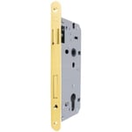 Yale Serrure de Porte en Bois Y52X1040 Laiton Poli, Bords Ronds, entrée 40mm