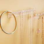 6Pcs Plastic Jewelry Hanging Hooks Wall Hanger Jewelry Organizer Stand