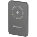 PowerBank Verbatim Charge´N´Go 10000 mAh, magnetisk, grå