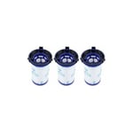 Lot de 3 Filtre de remplacement pour Rowenta Air Force 360 / X-Pert Essential 260 Aspirateur sans fil RH9037 RH9038 RH9039 RH9051 RH9057 RH9079