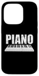 Coque pour iPhone 14 Pro Professeur de piano Pianiste Claviériste Musicien