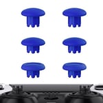 eXtremeRate Joystick pour ps5 Edge Manette, Stick Analogique Interchangeable pour ps5 Edge Manette, 6 pcs Joystick Custom pour ps5 Edge Manette, Bleu