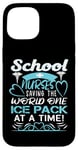 Coque pour iPhone 15 School Nurses Saving The World One Ice Pack At A Time