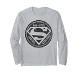 Superman The Original Man Of Steel Retro Long Sleeve T-Shirt