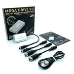 Kaico SEGA Saturn 2x Line Doubler & SEGA Mega Drive HDMI Adapter - for SNK Neo Geo, Sega Mega Drive, Sega Saturn console - Supports RGB and Composite Output - All in One 2x Line Doubler HDMI