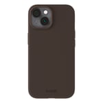 Holdit iPhone 13 / 14 Soft Touch Silikon Skal - Chocolate