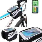 Pour HiSense U50 Sac cadre Pochette Housse Etui Support Cycle Vélo bagagerie Cy