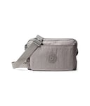 Kipling Abanu M', Sac à bandoulière Femme, Grey Gris, Medium