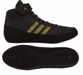 adidas Homme HVC Chaussures de Lutte, Noir Anthracite métallisé doré, 42 EU