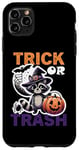 Coque pour iPhone 11 Pro Max Trick or rather Trash, Costume drôle de raton laveur 2024 Halloween