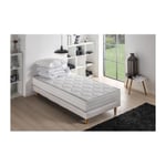 Les Tendances - Pack pret a dormir malin - Matelas + sommier 90 x 190 + couette + oreiller deko dream