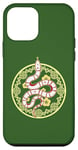 Coque pour iPhone 12 mini Enveloppe rouge porte-bonheur serpent année lingot art au dos