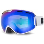 Bloc Equaliser Interchangeable Ski Snowboard Goggles with 2 lens ER5 Blue