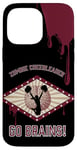 Coque pour iPhone 14 Pro Max Costume d'Halloween de pom-pom girl zombie