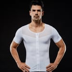 T-Shirt Modelant Le Corps Pour Hommes, Perte De Poids, Amincissant, Façonnant La Poitrine, Ventre, Vêtement Correcteur De Posture