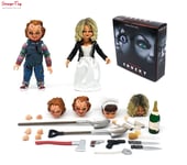 NECA CHUCKY BRIDE OF CHUCKY "CHUCKY AND TIFFANY" 2-PACK ULTIMATE 7 INC