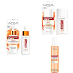 Routine Éclat L’Oréal Paris – Sérum 12% Vitamine C Pure + Fluide Anti-UV FPS 50+ 50ml + Crème-En-Mousse Nettoyante Vitamine C & Acide Salicylique 150 ml