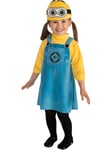 Rubies Official Female Minion, Child's Fancy Dress, Size 1-2 Years Halloween