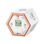 HUIOP Hexagon Digital Clock Timer Magnetic Cubes Timer Kitchen Hexagon Flip Timer for Studying Cooking Exercise Easy to Use Magnetic Flip Focus-Timer