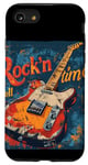 Coque pour iPhone SE (2020) / 7 / 8 Tenue amusante rock'n roll time avec guitare cool