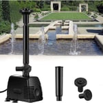 Paryou - Pompe Pour Fontaine Pompe Bassin Jardin étang Pompe étang Pompe Jardin 1000L/H 22W