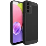 Moozy VentiGuard Coque de téléphone pour Samsung A14, Noir – Housse respirante avec motif perforé pour la circulation de l'air, ventilation, coque de téléphone anti-surchauffe - Neuf