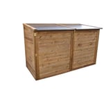 Coffre de rangement jardin bois - 2000L - TROCADERO  