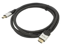 Cable HDCP 2.2 HDMI 2.1 male des deux cotes 2m noir