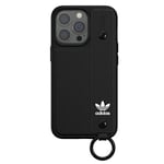 Coque Adidas en TPU avec sangle pour Apple iPhone 13 Pro/13 6,1 pouces - noir