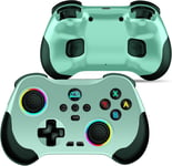 Wireless Gamepad Controller For Iphone/Ipad/Android/Tablet/Switch/Ps4/Pc,With Hall Effect Sensing Joystick/Rgb Light/Turbo/Back Key/6-Axis Gyro/Vibration/Streaming/Cloud Gaming/Call Of Duty