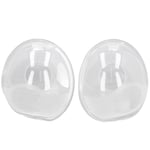 2PCS Wearable Breast Milk Collector Reusable Leak Proof Silicone Nipple Brea New