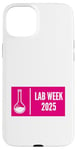 Coque pour iPhone 15 Plus Pink Lab Week 2025, jolie pour un technicien de laboratoire