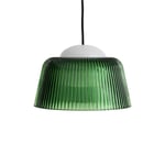 HAY Brim 245 taklampa bottle green glass