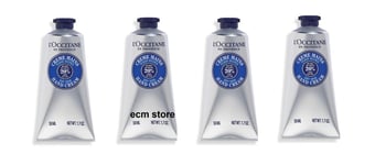 L'OCCITANE Lot de 4 pcs Crème Mains beurre de Karité 50 ml peaux sèches /EBTB