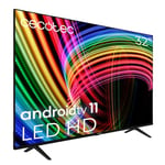 Cecotec TV LED 32" Smart TV A2 Series ALH30032. Résolution LED Full HD, Android 11, Frameless, Google Voice Assitant et Chromecast, Sistema Dolby Vision, Modèlle 2023