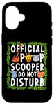 Coque pour iPhone 16 Official Poop Scooper - Do Not Disturb Zookeeper