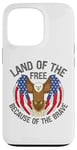 Coque pour iPhone 13 Pro USA Eagle Land of the Free à cause du Brave Memorial