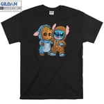 Groot and Stitch Friends Funny T-shirt