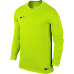 Nike Yth Park VI Jsy Ls T-Shirt- Mixte Enfant-Jaune (volt/black)-M