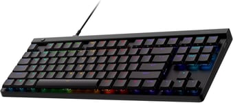 G515 TKL, clavier gaming ultra-plat filaire, RVB entièrement personnalisable, touches en PBT double couche, Clavier Français AZERTY - Noir