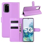 Galaxy S20 Fe      Pu Wallet Case    [Purple]