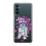 ERT GROUP mobile phone case for Samsung M13 4G/M23 5G/F23 original and officially Licensed Star Wars pattern R2D2 002 optimally adapted to the shape of the mobile phone, partially transparent