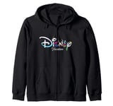 Disney Princess Frozen Logo Elsa Anna Olaf Disney Vacation Zip Hoodie