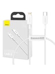 Baseus Superior series cable USB-C to Lightning 20W 0.25m - White