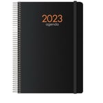 Agenda DOHE SYNCRO Noir quarto 15 x 21 cm 2023