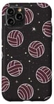 Coque pour iPhone 11 Pro Volleyballballon-rose esthétique femmes filles