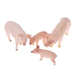 Simulation Animals Pig Model Action Figures Kid Educational Toys 3(little Boar)