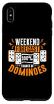 iPhone XS Max Weekend Forecast 100% Chance Of Loves Board Game Dominoes Case